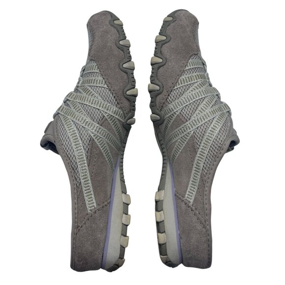 Skechers Cuddy Slip On Sneaker Mule Grey Taupe Size 6 Comfort Memory Foam - Picture 6 of 10